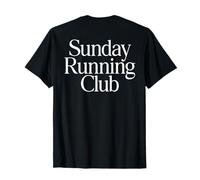 SUNDAY RUNNING CLUB X Jogging Runner Fitness Gym Back T-Shirt