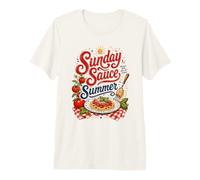 Sunday Sauce Italienne Summer T-Shirt Haut de Gamme