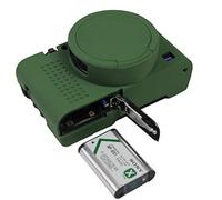 SundayZaZa Etui Appareil Photo Gel de Silicone pour Sony Cyber-Shot DSC- RX100 VII / RX100M7 Housse de Protection en Caoutchouc Souple pour Appareil Photo Sac Vert