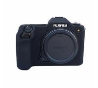 SundayZaZa Étui en silicone gel pour appareil photo Fujifilm GFX100S / GFX100S II / GFX50S II, Noir , Coque en gel