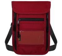 sundee Portefeuille tour de cou de voyage avec double fermeture éclair, support de passeport avec blocage RFID avec sangle de cou réglable pour homme et femme pour garder l'argent, les cartes de