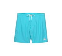 SUNDEK Maillot de bain pour homme, bleu clair, short avec cordon de serrage, rayures multicolores à l'arrière, Bleu clair/turquoise, S