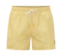 Sundek - Printed Elastic Waist Swim Shorts - Homme - Maillots de bain - Jaune - Taille: L
