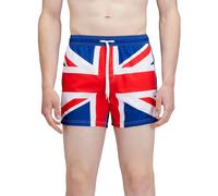 Sundek Short De Bain Elasticated Waistband Recycled Polyester Repreve United Kingdom Flag