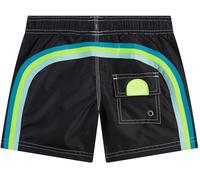 SUNDEK Short de bain taille élastique pour garçon, taille par âge, 00435 - Noir 35, 6 ans