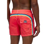 SUNDEK Short de Bain Taille élastique pour Homme Longueur 35,6 cm Entrejambe 12,7 cm, 07902 - Turbo 02, Medium