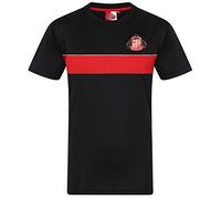 Sunderland AFC Officiel - T-Shirt pour Entrainement de Football - Polyester - Homme - Noir - Medium