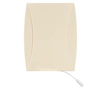 SUNDI Türgong Türklingel Gong Klingel Haustürklingel Verdrahtet Zweiklang Doppelklang 8V Bim Bam Beige Mit Schalter Ausschalter GNT-921/N