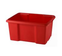 Sundis 3940015 Bac 30 L Plastique Rouge 45,5 x 36,5 x 23 cm