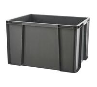 SUNDIS Bac boîte de rangement Masterbox 45L 50x38,5x30,5 cm anthracite