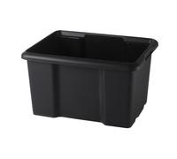 Bac de rangement empilable superposable 45 l noir Noir G