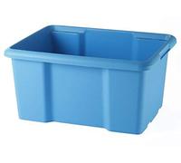 SUNDIS - Bac de rangement empilable et superposable - Contenance 30 Litres - Bleu - 3940018 - 30 L