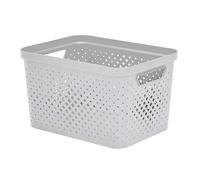 SUNDIS Pixel, panier de rangement plastique 16L, banc cassé