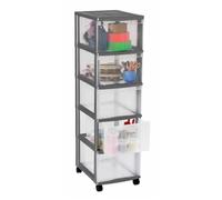 SUNDIS Tour de rangement Optimo - 5 tiroirs - Grand modèle