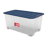 SUNDIS Wave Box, boîte de rangement plastique avec couvercle 110L