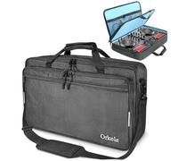 SUNDOY Sac de transport DJ compatible avec contrôleur Pioneer - Mallette de transport résistante aux chocs avec bandoulière et compartiments pour accessoires, Noir , 55x32x12-CM