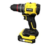 Sundpey Perceuse-visseuse sans fil Max 70 Nm 21 V avec 2 batteries 2,0 Ah, mandrin de 10 mm, kit de tournevis sans fil, 1800 tr/min max