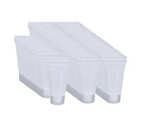 Sunerzenor 100 Flacons Vides et Rechargeables, Crème pour Les Mains et Produits de Soin Des Mains. Bouchon à Vis étanche. Idéal pour Les, blanc brillant