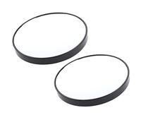 Sunerzenor 2 Miroirs Cosmétiques Grossissants X15 avec Ventouses, Mini Miroirs de Maquillage