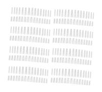 Sunerzenor 240 Capsules Transparentes Réutilisables pour Extensions D'ongles En Acrylique - Idéales pour Les Extensions D'ongles En Gel à Domicile et Pou, C