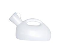 Sunerzenor Bouteille pour Homme, Récipient étanche de 1500 Ml, Pot de Recueil D'urine Portable pour Hommes âgés, Usage Extérieur, Blanc