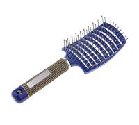 Sunerzenor Brosse Cheveux Brosse Ventre Brosse Paddle Brosse Démêlante Massage Capillaire Embout Plastique Design Courbé Pratique Adaptée pour Femme