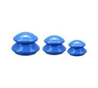 Sunerzenor Ensemble de 3 Ventouses de Massage pour Un Renforcement Musculaire Intensif et Une Technologie D'aspiration Innovante Favorisant La Régénération P, bleu foncé