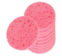 Sunerzenor Éponges Démaquillantes - Démaquillent En Douceur, Nettoient et Purifient, Indispensables pour Les, Disques Nettoyants pour Le Visage, Rose 10 Pièces