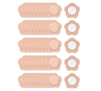 Sunerzenor Lot de 50 Compresses Absorbantes à L'huile de Ricin pour Le Nombril