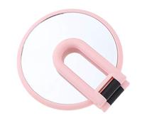 Sunerzenor Miroir de Maquillage Grossissant, Miroir Cosmétique Pliable et Portable, Miroir Double Face avec Poignée Flexible, En Verre, Idéal pour Les, L, 2X Magnify