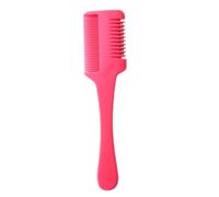 Sunerzenor Peigne à Cheveux Outil de Coupe Peigne de Coiffure pour Séparation Du Cheveu Entretien Multifonction En Résine PP Adapté Aux Particuliers Salo, ROSE