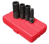 sunex 2724 - lot de 4 Verres avec couvercle de 1/2 "de profondeur, fins