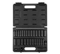 SUNEX 3360dd 28 pièces 3/20,3 cm Drive Master métriques et Fractional Impact Jeu de douilles