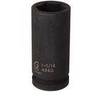 SUNEX 434d 3/10,2 cm Drive Deep 6 point d'impact Socket - 1-1/40,6 cm