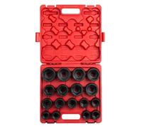 SUNEX 4683 3/10,2 cm Drive Heavy Duty SAE Impact Jeu de douilles, 17 pièces