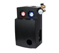 SUNEX Groupe de pompes pour système thermique solaire GPS PWM avec pompe électronique WILO Para à économie d'énergie - Station solaire avec régulateur de débit & groupe de sécurité, ¾″ AG, jusqu'à 110