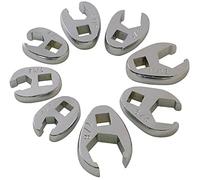 SUNEX Tools 9708 Jeu de 8 clés à écrou évasé 3/8" - 7/8", entièrement polies