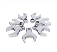 Sunex Tools 9720A Jeu de 7 clés à pied de biche SAE Jumbo 1/2", 2,5 cm - 3,5 cm, entièrement polies, 7 pièces (rail de rangement inclus)