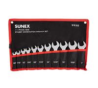 Sunex Tools 9930 SAE Jeu de clés mixtes Stubby 3/8" - 15/15", 11 pièces