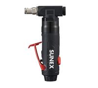 SUNEX Tools SX6212 Grignoteuse pneumatique 0,5 CV, corps composite léger, coupe précise avec régulateur de puissance réglable, rayon de coupe de 3/16", échappement arrière, 2 500 SPM, déclencheur de