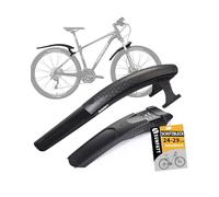 SUNFATT Garde-boue arrière de vélo VTT [seulement 24-29" | Ne convient pas aux freins en V], montage sans perçage, garde-boue pour VTT et vélo électrique