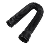 SUNFECILI Extension de Bec Verseur de Gouttière, PE Flexible et Extensible pour Extension de Drainage pour Villa Extérieure Ronde (Noir)
