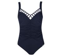 Sunflair Badeanzug Basic Maillot de Bain, Bleu Nuit, 100E Femme