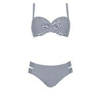 SUNFLAIR Bikini bleu marine / blanc, Taille XXXL