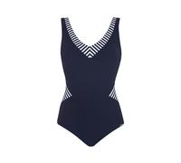 SUNFLAIR Maillot de bain bleu foncé / blanc, Taille XXL