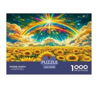 SunFleur Puzzle De 1000 Pièces: SunFleur Jeu DéfiAnt pour Les Adultes, Jouets ÉduChatifs Et Puzzles De Décoration De La Maison 52x38cm/1000pcs