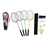 Sunflex Matchmaker 4 Set de Badminton multicolore Taille Unique | Set de Badminton Raquettes de Badminton Ballon de Badminton