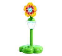 Sunflower Bubble Machine, Rechargeable Automatic Bubble, Blower Stand Toy, Manual Swing Outdoor Bubbles Generator System, LED Fun Party Effect Design, Cute Garden Style, for Backyard and Outdoor Use
