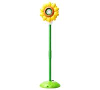 Sunflower Bubble Tower, Outdoor Blower Toy Machine, Street Lamp Bubble Maker Music, ABS Toy Auto Spray, Kids Machine with Light Sound, Garden Patio Lawn Use 50inch
