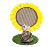 Sunflower Cat Scratching Post - Flower Scratcher | Kitten Scratch Post | Petits Chats Scratch Sisal Covered Tree Cat Meubles Tower Tower Interactive Activité Poteaux Compact Intérieur Aire de Jeux